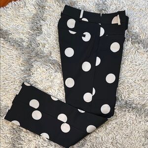 Black and White Polka Dot Pants from Anthropologie